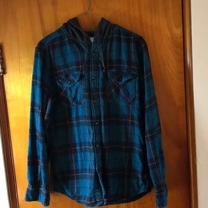 Mens Sonoma Flannel Hoodie